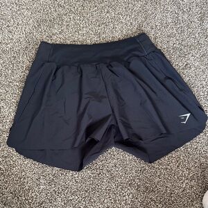 Gymshark Dark Shorts with Logo